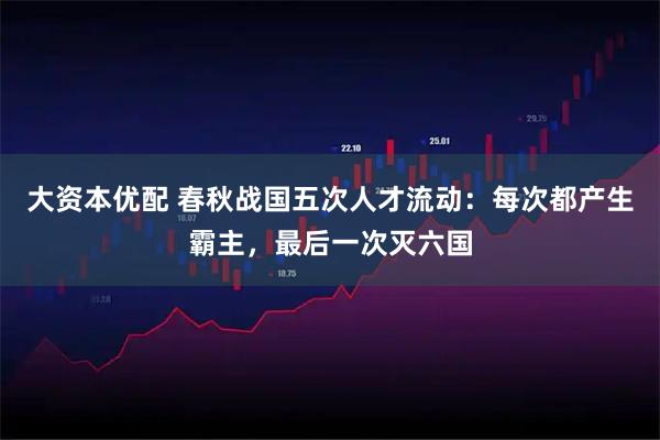 大资本优配 春秋战国五次人才流动：每次都产生霸主，最后一次灭六国