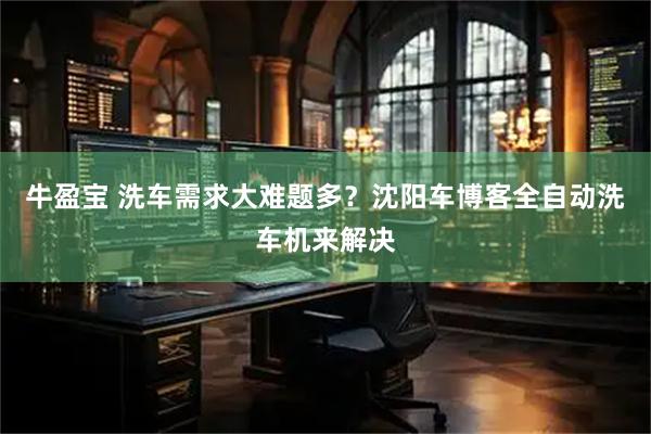 牛盈宝 洗车需求大难题多？沈阳车博客全自动洗车机来解决